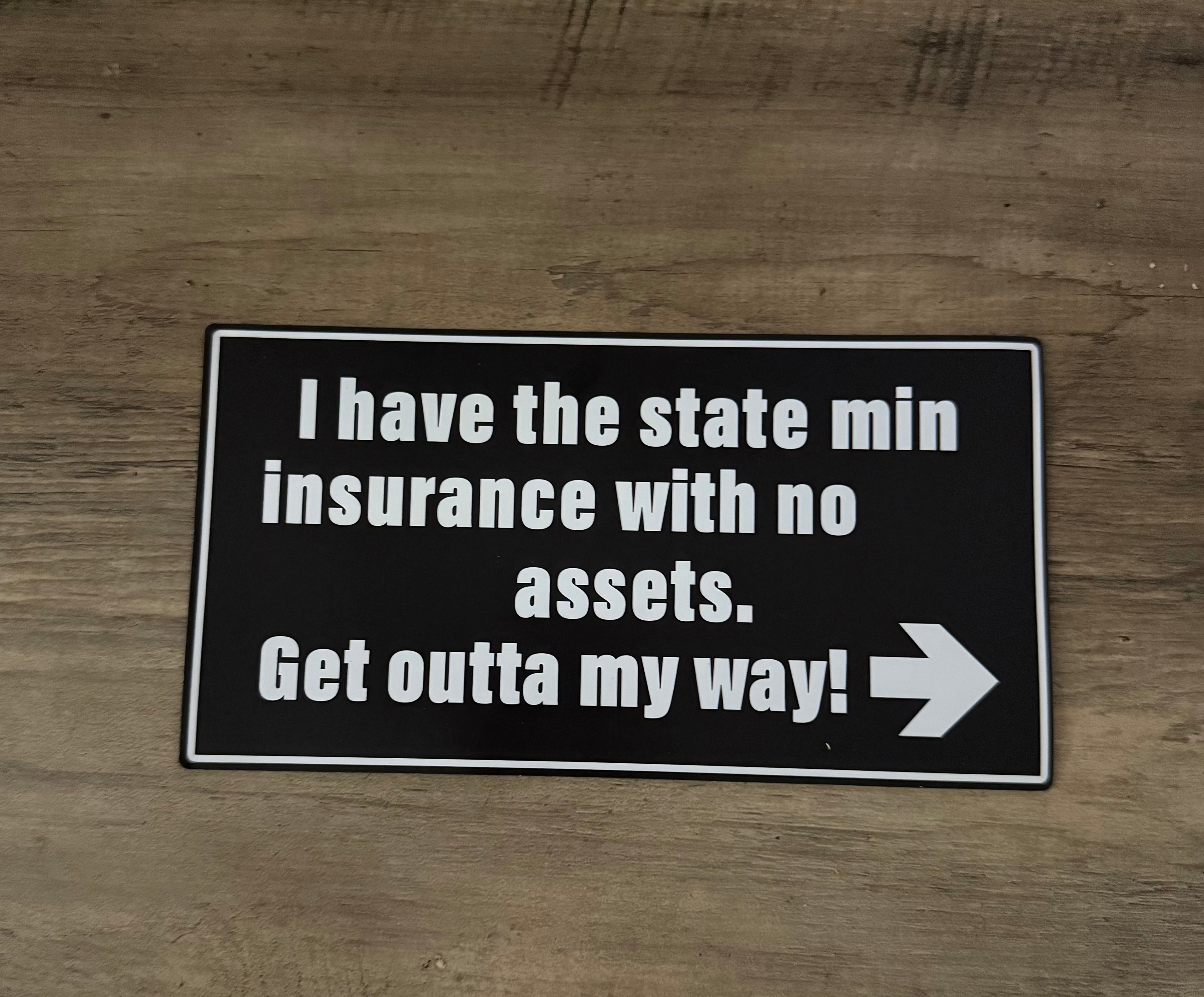 State Min Insurance (Black)
